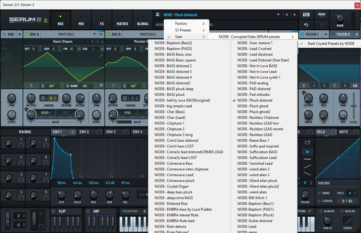 DARK CRYSTAL — Witch House & Darkwave Serum 2 Preset Bank